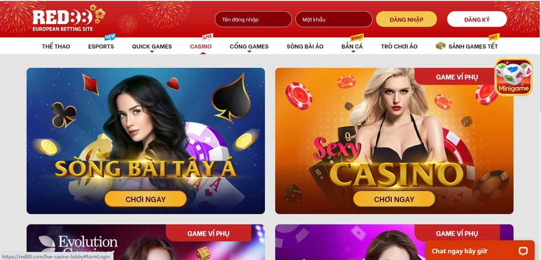 Sảnh game casino trực tuyến siêu hấp dẫn