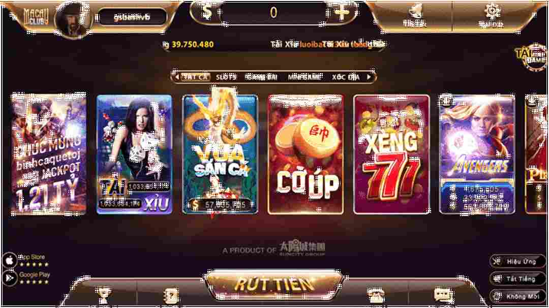 Kho game Macau Club với nhiều tựa game thú vị