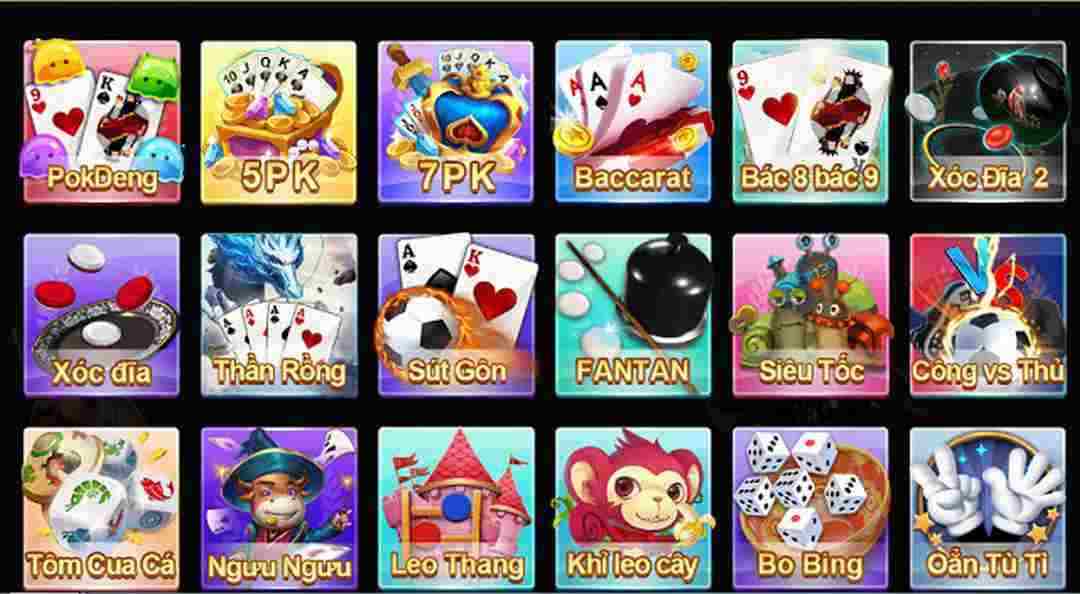Card365 cung cấp nhiều game bài độc đáo và mới lạ